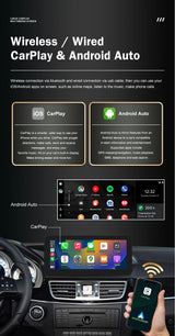 12.3 Inch Wireless CarPlay Android Auto Screen for Mercedes E-Class