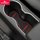 Car Gate Slot Cup Mat for ISUZU D-MAX 2021 - 2024 DMAX Anti-Slip Door Groove Pad Interior Accessories Non-Slip Coaster Anti-S