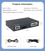 Wireless CarPlay Android Auto AI Box for Toyota Models CarPlay Adapter AUTOTOP