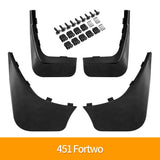 Heavy Duty Mudguards for Smart 451 453 Fortwo