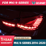 LED Taillight Assembly Sequential for BMW 4 Series 14-20 LED Ambient Light VLAND