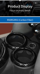 Cup Holder Decor Ring Trim for Mini Cooper R50