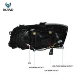 Dual Beam Projector Headlights for Toyota Highlander 2001 Car Interior Accessory Vland