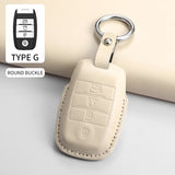 Leather Car Key Case Cover Shell