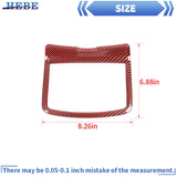 Interior Trim Cover Red Carbon Fiber for Chrysler 300C Car Interior Accessory HEBE
