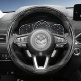 Mazda Carbon Fiber Steering Wheel Cover with Quick Release