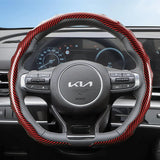 Kia Carbon Fiber Snap-On Steering Wheel Cover
