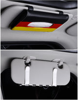 Leather Sun Visor Tissue Box Organizer for Universal Car