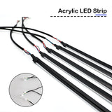 RGB Bluetooth Acrylic Strip for Universal Car Interior LED Ambient Light MAGIC COLORM