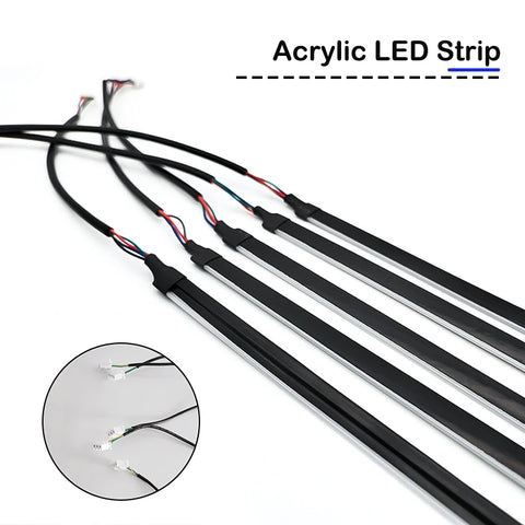 RGB Bluetooth Acrylic Strip for Universal Car Interior LED Ambient Light MAGIC COLORM