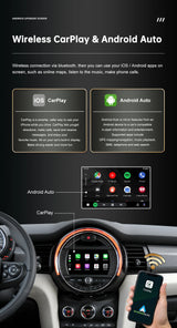9-Inch Android 13 Multimedia Player for MINI F54 F55 F56