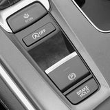 For Honda Accord 10th Gen Facelift & INSPIRE 2021+ Made of Alcantara Handbrake Button Trim Sticker Car Interior Tuning Access