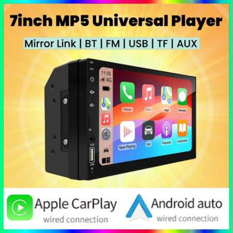 7 Inch Double Din Multimedia Touch Screen for Universal Vehicles Android Head Unit ANYFAR