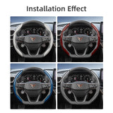 Carbon Fiber Steering Wheel Cover for Cupra Models Car Interior Accessory Hocasen