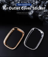 AC Vent Diamond Trim for Mini Cooper Countryman F60 Car Interior Accessory GMUNI