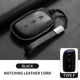 Car Key Case Cover Shell For Lynk & Co Z10 Z20 900 Max Pro Ultra Genuine Leather Remote Key Bag Cover Protector Keychain Holder