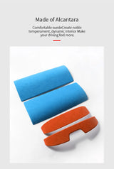 For Mercedes W223 S-Class Maybach Seat Armrest Box Cover Trim Sticker Interior Performance Tuning Accessories Made of Alcanta