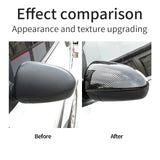 Carbon Fiber Mirror Covers for Smart Fortwo 09-14 Car Interior Accessory GMUNI