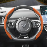 Segmented Suede Steering Cover for Vinfast Models