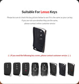 Aluminum Alloy Goatskin Car Key Case Cover For Lexus Car Interior Accessory OEM