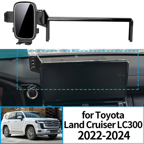 Screen Clip-On Phone Mount for Toyota Land Cruiser LC300 Car Phone Holder CATUSIKI