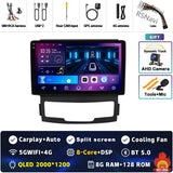 9-inch QLED Android 15 Head Unit for SsangYong Korando 3
