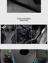 For Toyota RAV4 (2013-2018) Levin / Corolla (2014-2018) Made of Alcantara Steering Wheel Panel Boot Cover Car Interior Access