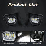 LED Fog Light Kit with DRL for Toyota Tundra 2014-2021 Car Interior Accessory MAGIC COLORM