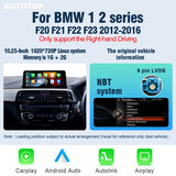 10.25-inch Wireless CarPlay Display for BMW 1 2 Series 2013–2017