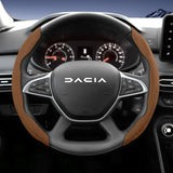 Sports Suede Steering Wheel Cover for Dacia Sandero