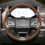 GMC Anti-Slip Suede Faux Leather Wheel Cover
