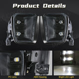 LED Fog Lights for Dodge Ram 1500 2013-2018 Car Interior Accessory MAGIC COLORM