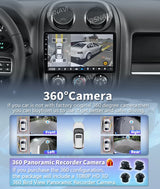 2K QLED Android Head Unit for Jeep Compass Patriot 2010–2016