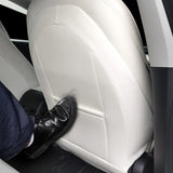 Leather Seat Back Protector Kick Mats for Tesla 3 Y Car Interior Accessory GMUNI