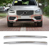 Chrome Rear Fog Lamp Cover Trim for Volvo XC90 Car Interior Accessory LINGLUYANG front 2pcs