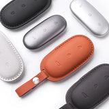 Leather Car Smart Key For Li Lixiang L7 L8 2022 2023 Fob Case Cover For Leading Ideal One Li Auto L9 Keychain Key Accessories