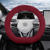 Warm Plush Steering Wheel Cover for Volkswagen Models