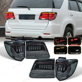 Dynamic LED Tail Lights for Toyota Fortuner 2012-2015