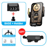Wireless Charging Phone Mount for Toyota FJ Cruiser Car Phone Holder CATUSIKI Charging H Black