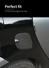 Fuel Tank Cap Carbon Fiber Cover for Smart 453