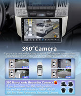 Android 15 QLED Head Unit with CarPlay for Lexus RX 2003–2013