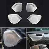 Door Speaker Trim Kit Stainless Steel for Volvo XC90 Car Interior Accessory LINGLUYANG