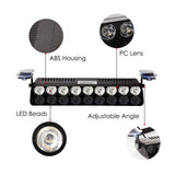 Universal 9 LED Strobe Warning Light Dashboard LED Ambient Light MAGIC COLORM