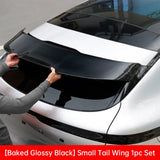 For Xpeng G6 2023-2024 Xiaopeng G6 Car Tail Wing Upgrade Sports Black Samurai Car Spoilers