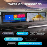 24.6" Android Dual Screen Head Unit for Honda Odyssey 2020–2024 Android Head Unit Aotsr