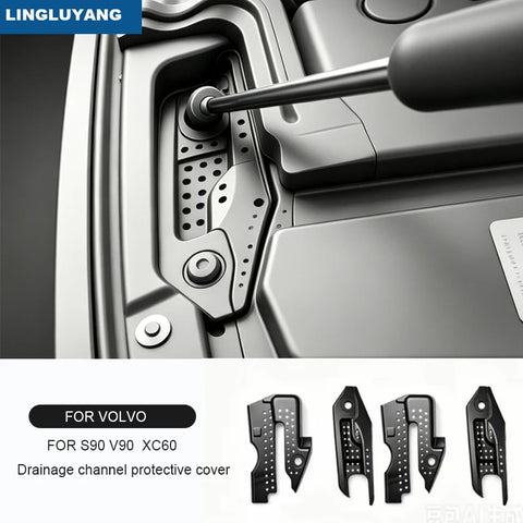 Engine Drainage Filter Cover for Volvo XC60 2018-2026 Car Interior Accessory LINGLUYANG