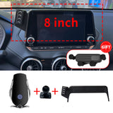 8-inch Screen Mount Wireless Charging Holder for Nissan Juke 2018-2024
