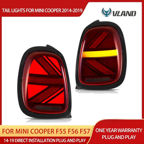 Tail Lights Sequential for Mini Cooper 2014-2019 Car Interior Accessory Vland
