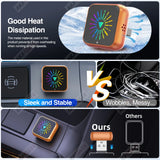 2in1 Wireless CarPlay Android Auto Adapter Universal CarPlay Adapter AKAMATE