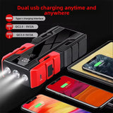 Car Jump Starter with 150PSI Air Pump Portable Power Bank LED Light and Auto Emergency Booster Car Jump Starter | Portable Po